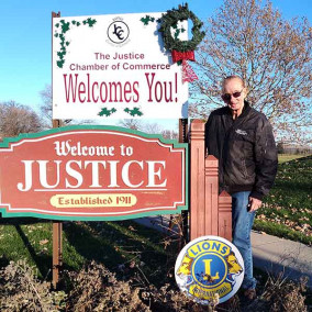 Justice welcome signs